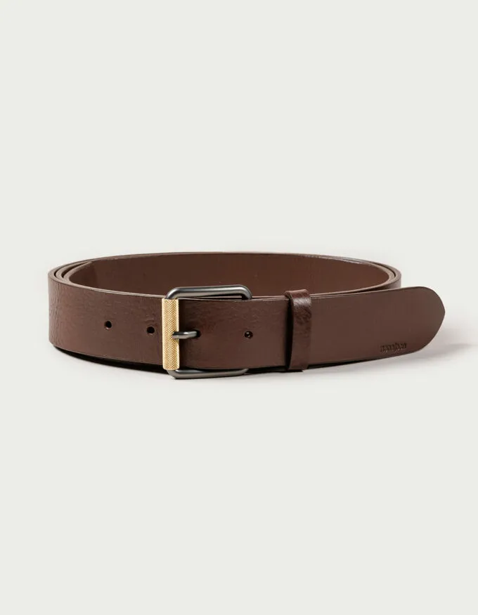 Belt Tokyo. Gold roller buckle.