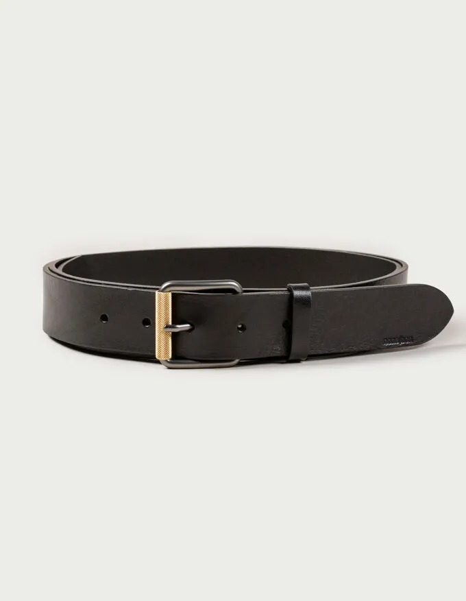Belt Tokyo. Gold roller buckle.