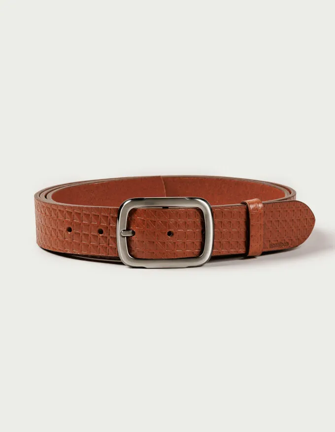 Belt Oslo. Anthracite elegant buckle.