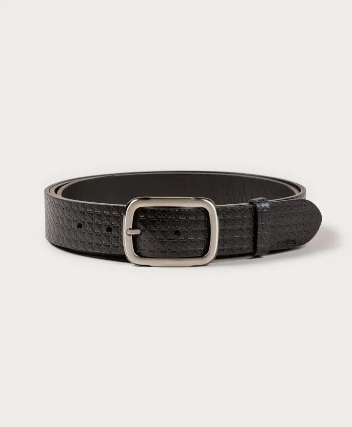 Belt Oslo. Anthracite elegant buckle. - Image 4