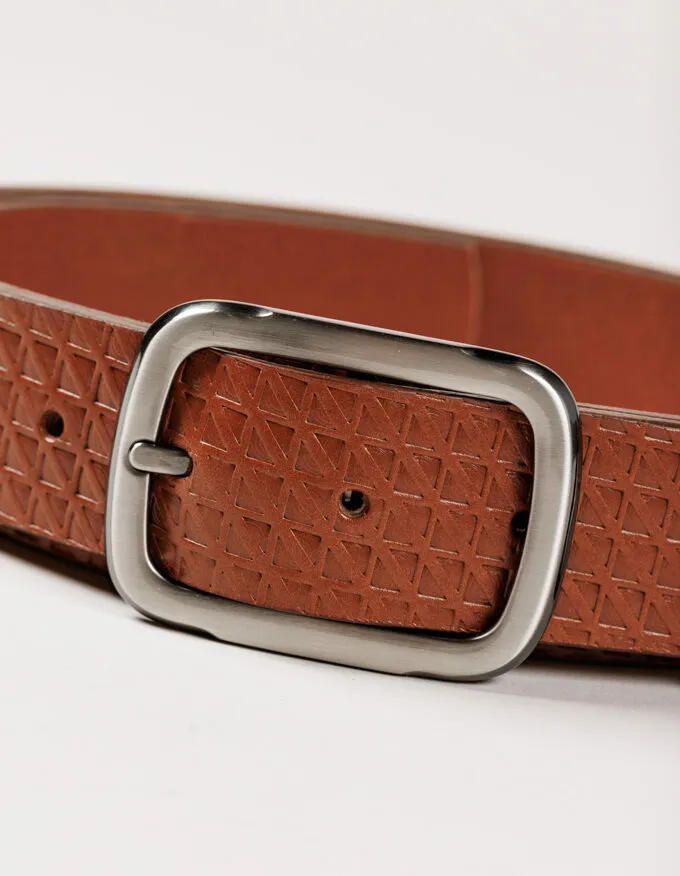 Belt Oslo. Anthracite elegant buckle.