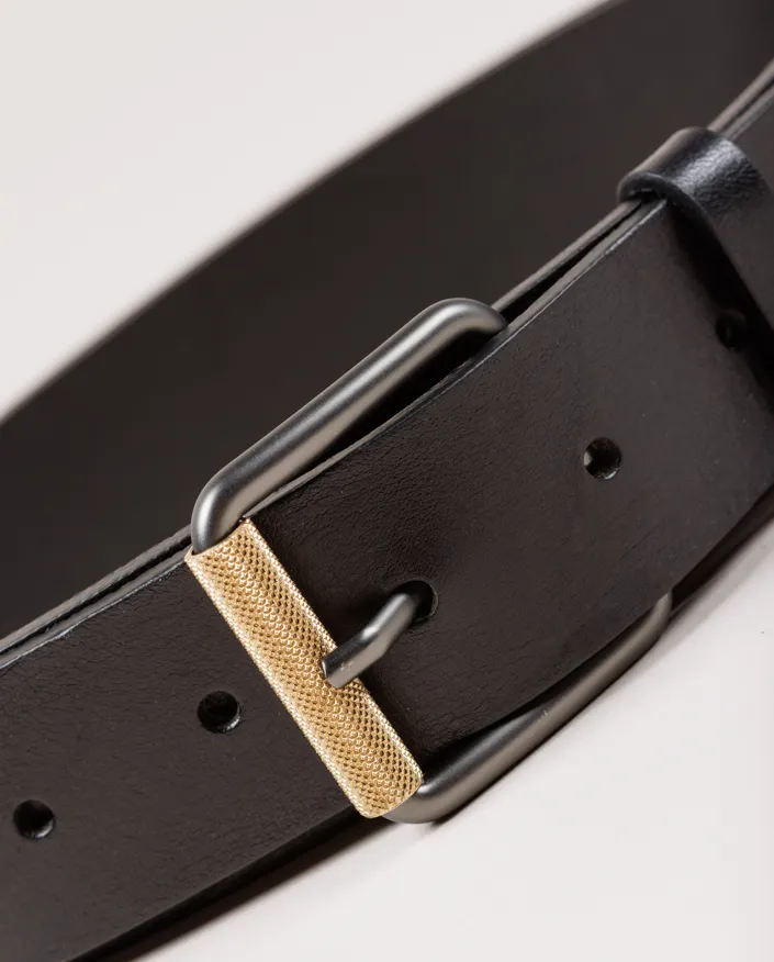 Belt Tokyo. Gold roller buckle. - Image 2