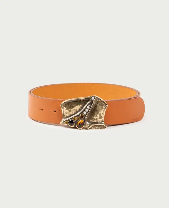 Belt Luxor Dore. Original and elegant gold buckle
