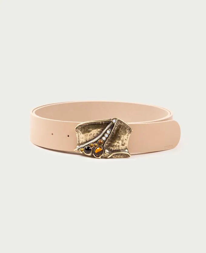 Belt Luxor Dore. Original and elegant gold buckle