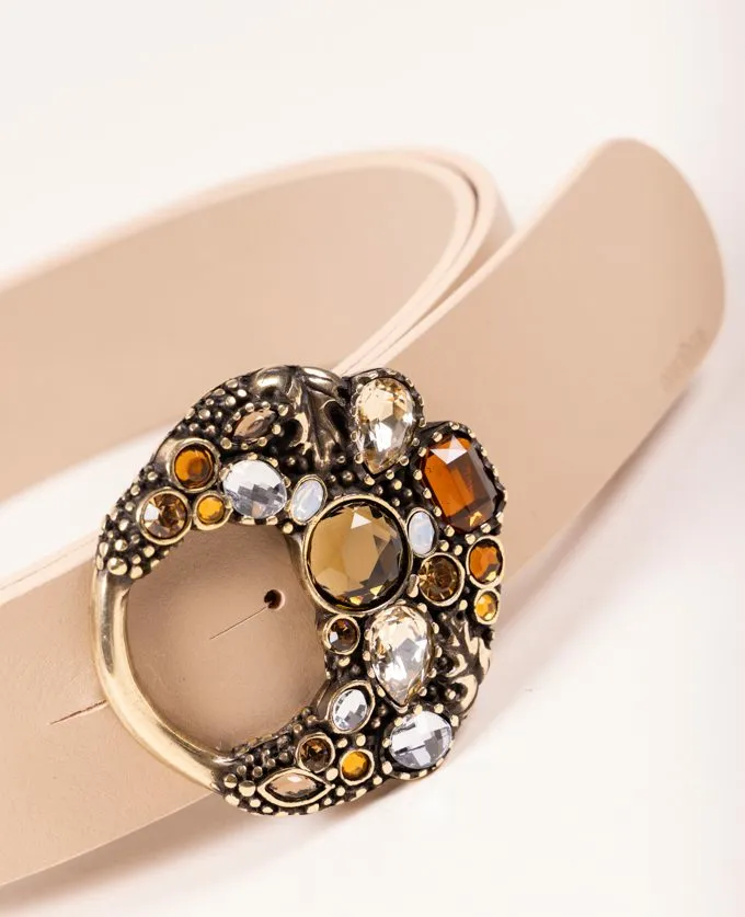 Belt Velvet Dore. A true jewel to elevate any outfit.