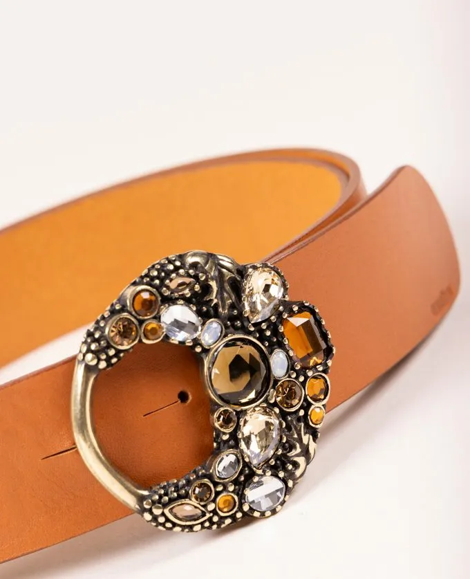 Belt Velvet Dore. A true jewel to elevate any outfit.