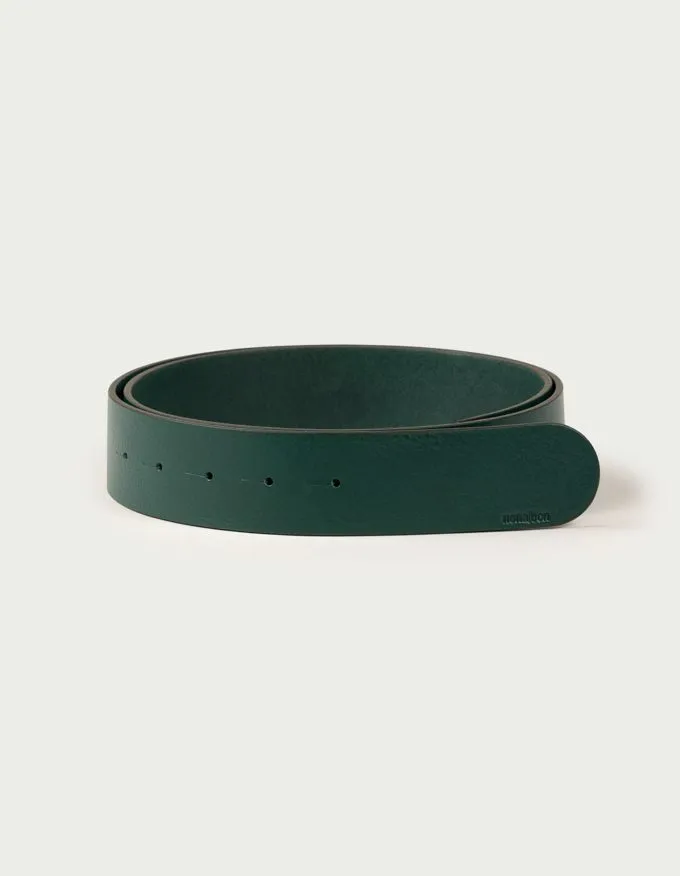 Correa piel color Green