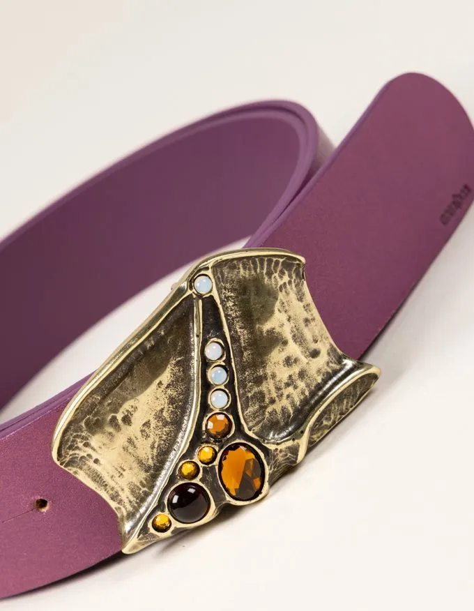 Belt Luxor Dore. Original and elegant gold buckle
