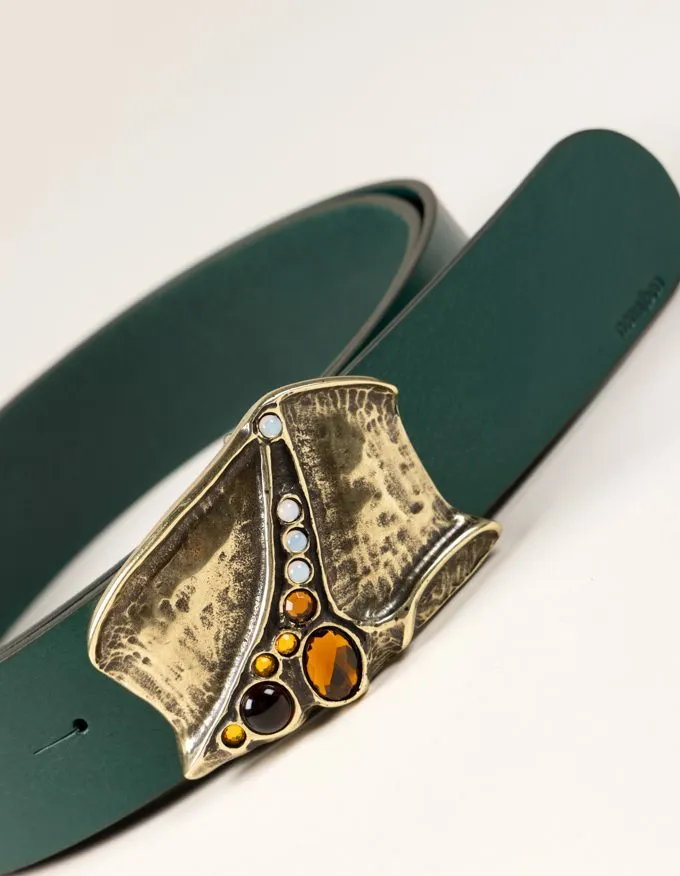 Belt Luxor Dore. Original and elegant gold buckle