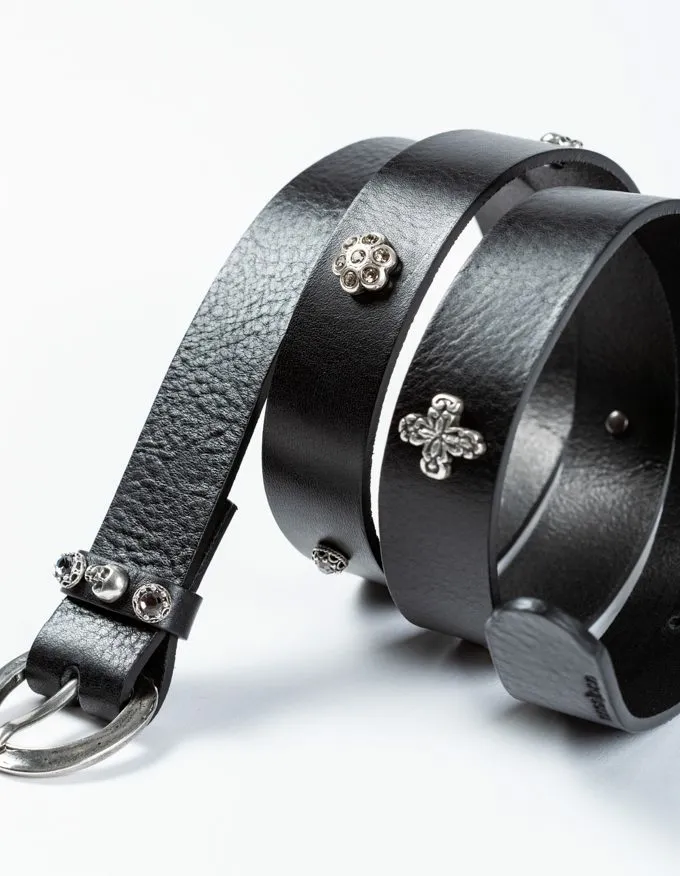Belt Nolita. Decorated strap.